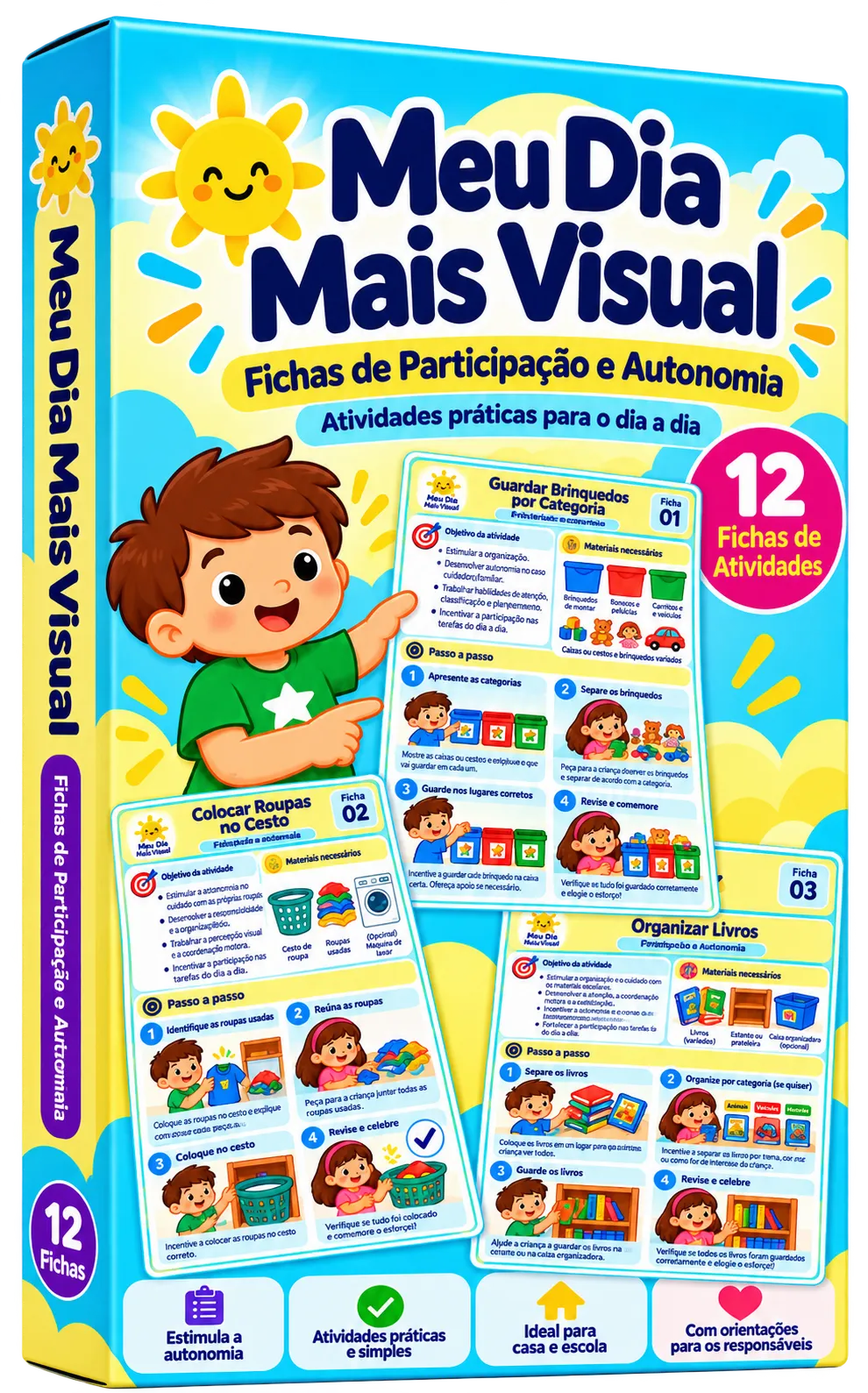 Meu Dia Mais Visual: 12 Atividades de Participação e Autonomia