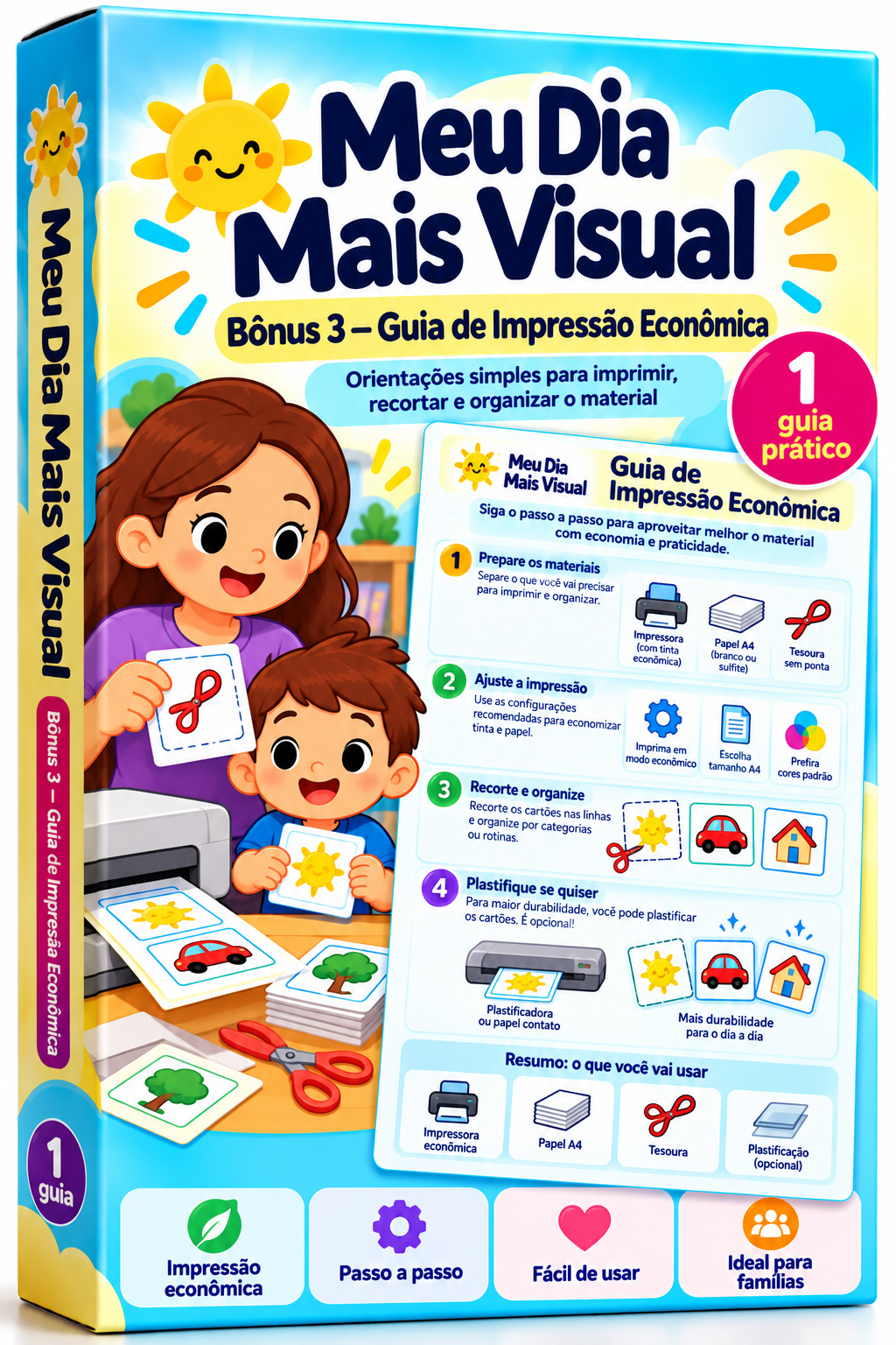 Meu Dia Mais Visual — Bônus 3: Guia de Impressão Econômica